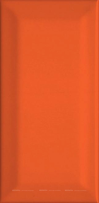 Керамическая плитка Kerama Marazzi Плитка Клемансо оранжевый грань 7,5х15