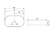 Раковина Abber Bequem 80 см AC2110MLG светло-серая матовая - 5 изображение