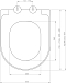 Крышка-сиденье для унитаза Bocchi Taormina / Jet Flush A0302-004 с микролифтом, черный матовый - 3 изображение