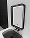 Зеркало Abber Kristall 55 см AT6701Onyx с подсветкой, черный - 3 изображение