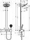 Душевая стойка Hansgrohe Pulsify Showerpipe 260 2jet 24240670 с термостатом, матовый чёрный - 2 изображение