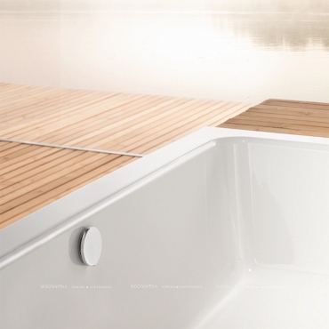 Стальная ванна Bette One, с шумоизоляцией 180х80х42 см, с покрытием BetteGlasur ® Plus , цвет белый, 3313-000 PLUS - 4 изображение