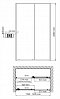 Душевая дверь Wasserkraft Dill 61S05 120x200см прозрачная - 2 изображение