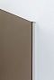 Душевая дверь Cezares SLIDER-B-1-100/110-BR-Cr стекло бронзовое, профиль хром - 2 изображение