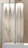 Шторка на ванну Vincea VSB-12114CH-L 1140x140 см хром, стекло шиншилла, левая
