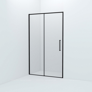 Душевая дверь в нишу 120 см Iddis Slide SLI6BS2i69, стекло прозрачное - 2 изображение