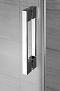 Душевая дверь Radaway Espera DWJ 120 см правая, стекло прозрачное/зеркальное, профиль хром - 2 изображение