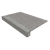 Комплект (Ступень LN02 (33x120) непол. (прямоугол. бортик) + Подступенок (14,5x120))