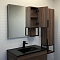Зеркальный шкаф Comforty Равенна Лофт-90 00-00006656 дуб темно-коричневый - 4 изображение