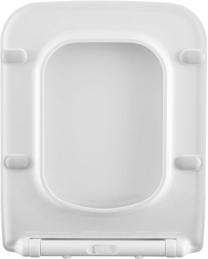 Крышка-сиденье для унитаза Allen Brau Liberty 4.33008.21 с микролифтом, белая матовая - 5 изображение