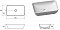 Раковина 50 см Ravak Uni Slim XJX01150001, белый - 6 изображение