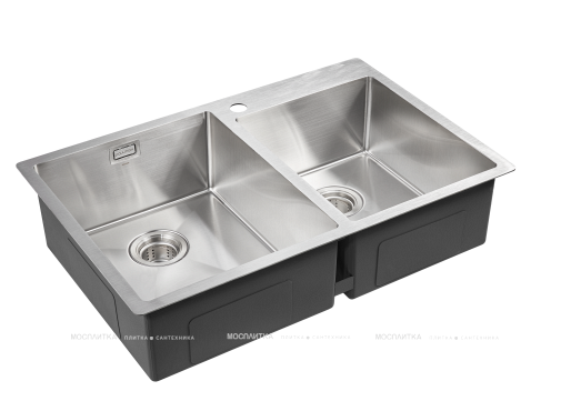 Мойка кухонная Paulmark Berman PM517851-BS брашированная сталь - 2 изображение