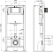Комплект подвесной безободковый унитаз Bocchi Venezia 1295-001-0129 белый + инсталляция Am.Pm Pro I012704 - 5 изображение