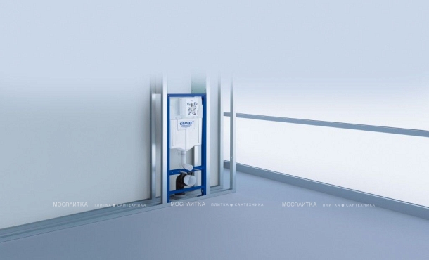 Комплект подвесной безободковый унитаз Bocchi Parma 1417-001-0129 белый + инсталляция Grohe Rapid SL 38775001 4 в 1 с кнопкой смыва - 16 изображение