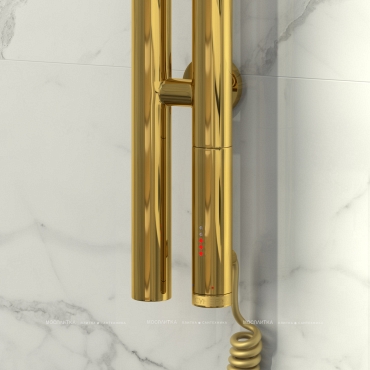 Полотенцесушитель электрический Сунержа Нюанс 2.0 180х8,5 см 03-0543-1853 золото - 3 изображение