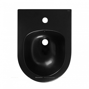 Биде подвесное Abber Bequem AC1150MB черное матовое - 3 изображение