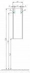 Подвесной шкаф Aquaton Сакура правый, ольха наварра/белый глянец - 2 изображение