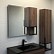 Зеркальный шкаф Comforty Равенна Лофт-90 00-00006656 дуб темно-коричневый - 3 изображение
