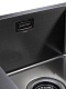 Мойка кухонная Paulmark Berman PM517851-GM вороненая сталь - 4 изображение