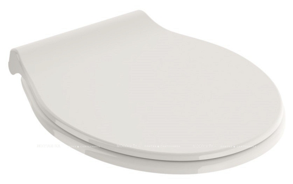 Сиденье с крышкой Bocchi Taormina Pro, дюропласт, soft close SLIM, белый A0376-001 - 2 изображение