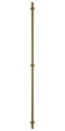 Полотенцесушитель электрический Сунержа Аскет 165х5 см 05-0850-1650 состаренная бронза - 2 изображение