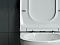 Комплект подвесной безободковый унитаз Ceramica Nova Forma с крышкой-сиденьем CN3011 + инсталляция Am.Pm ProC I012707.0238 с клавишей смыва ProC S, чёрная матовая - 7 изображение