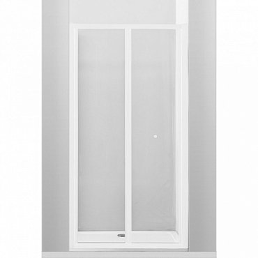 Душевая дверь Cezares RELAX-90-C-Bi профиль белый стекло прозрачное 90см