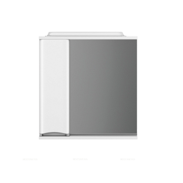 Зеркальный шкаф Am.Pm Like M80MPL0801WG левый 80 см белый глянец с подсветкой - 9 изображение