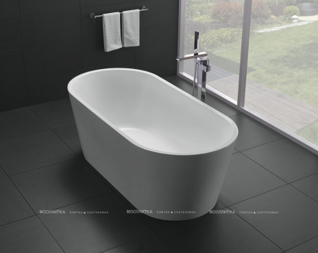 Акриловая ванна BelBagno 160х75 см BB71-1600-W0 без перелива, белый - 2 изображение