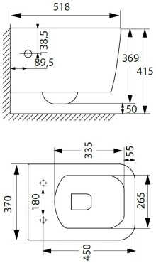 Унитаз подвесной безободковый Allen Brau Liberty 4.33009.20 белый - 30 изображение