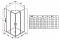 Душевая дверь Ravak Blix Slim BLSRV2K-80 блестящий+Transparent X1XM40C00Z1 - 2 изображение