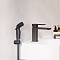 Смеситель для раковины с гигиеническим душем Damixa Gala 530300300 черный матовый - 2 изображение