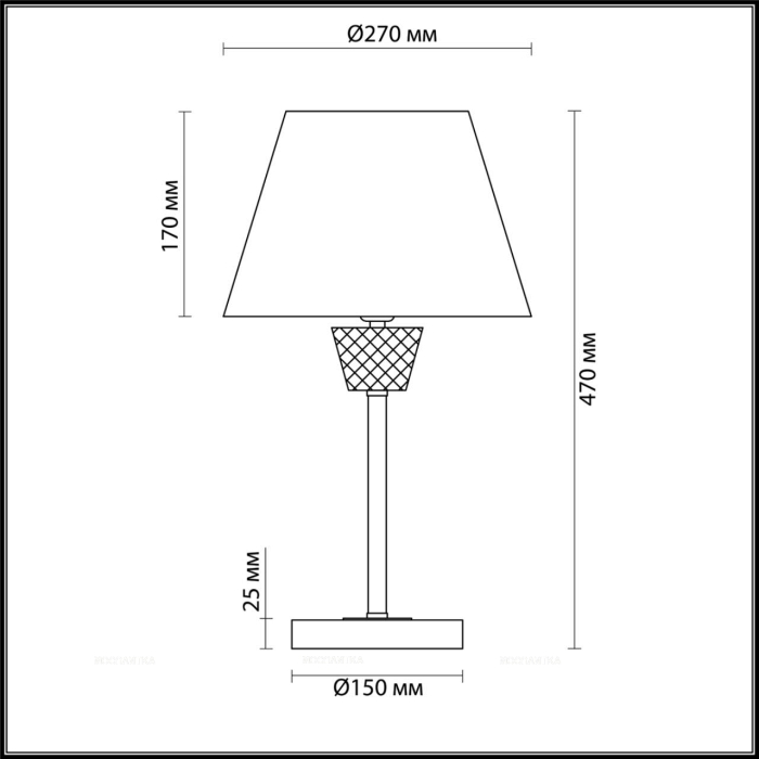 Настольная лампа Lumion Abigail 4433/1T - 4 изображение