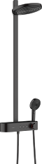 Душевая стойка Hansgrohe Pulsify Showerpipe 260 2jet 24240670 с термостатом, матовый чёрный