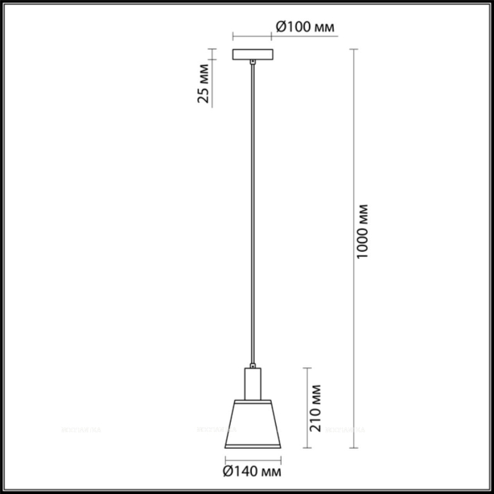 Подвесной светильник Lumion Marcus 3638/1 - 3 изображение
