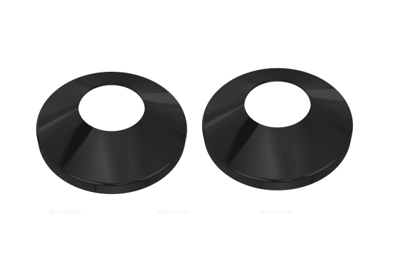 Комплект подключения для полотенцесушителя Aquatek AQ 1020BL черный муар - 2 изображение