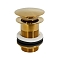 Донный клапан для раковины Cezares Eco ECO-SC-BORO без перелива, брашированное золото