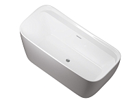 Акриловая ванна Allen Brau Infinity 170x78 2.21002.20/PGM белый глянец/платиново-серый