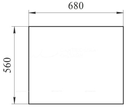 Боковая панель Radomir 70 см правая с креплением, 2-31-0-2-0-243 - 3 изображение