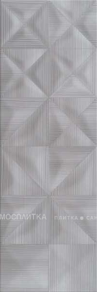 Плитка Delicate Lines темно-серый (структура) 25х75
