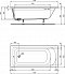 Акриловая ванна Ideal Standard Hotline K274701 170х80 см - 3 изображение