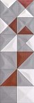 Керамическая плитка Meissen Вставка Delicate Lines многоцветный 25х75