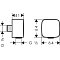 Шланговое подключение Hansgrohe FixFit 26457670, матовый черный - 2 изображение