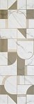 Керамическая плитка Marazzi Italy Декор Allmarble Wall Golden White Satin Decoro Club 40x120