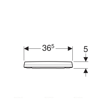 Крышка-сиденье Geberit Icon 500.835.01.1 белая с микролифтом - 3 изображение