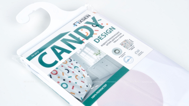 Штора для ванной Fixsen Design Candy FX-2512 - 4 изображение