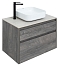 Комплект мебели для ванной Aquanet Nova Lite 75 см 242273, 2 ящика, венге, черный - 10 изображение