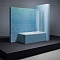 Стальная ванна Bette Ocean, с шумоизоляцией 180х80х45 см, перелив сзади, BetteGlasur ® Plus и покрытием анти-слип, белая, 8856-000 PLUS, AR - 6 изображение