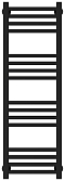 Полотенцесушитель водяной Сунержа Модус PRO 100х35 см 31-0450-1030 Матовый чёрный - 2 изображение