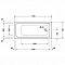 Акриловая ванна Duravit D-Code 170x75 см 700100000000000 - 3 изображение